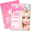 Προσκλήσεις πάρτυ Barbie (8 τεμ)