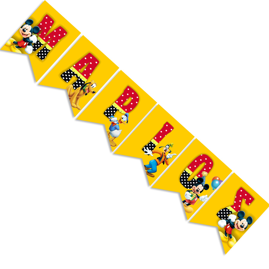 Σημαιάκια με όνομα Mickey Mouse