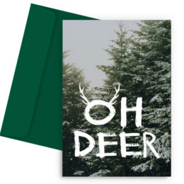Χριστουγεννιάτικη Κάρτα Oh Deer