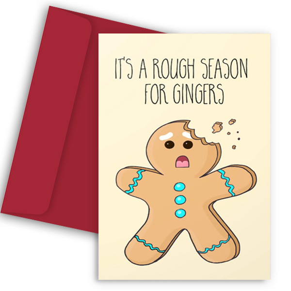 Χριστουγεννιάτικη Κάρτα Rough Ginger Season