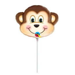 14" Mini Shape Μπαλόνι Κεφάλι Μαϊμούς