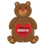 4' Μπαλόνι Love Bear 3D