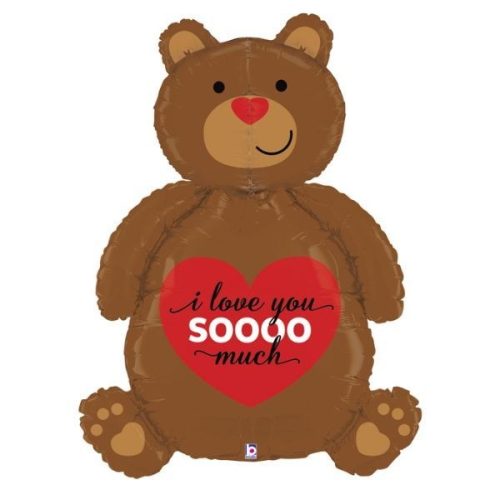 4' Μπαλόνι Love Bear 3D