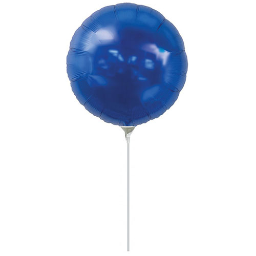 7'' Mini Shape μπαλόνι μπλε στρογγυλό