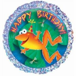 18" Μπαλόνι Happy Birthday Βατραχάκι