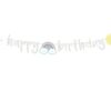 Μπάνερ "Happy Birthday" Ουράνιο Τόξο & Σύννεφο