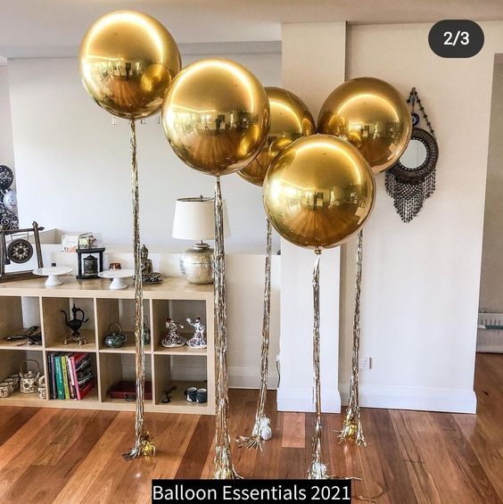 21" Μπαλόνι Jumbo Χρυσό Orbz