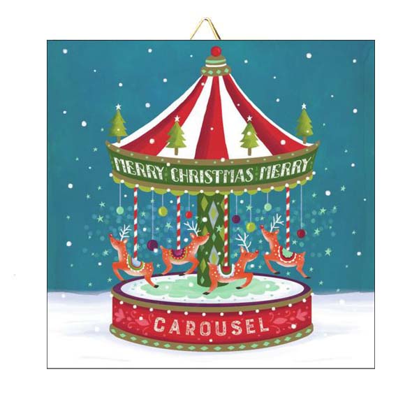 Χριστουγεννιάτικο Καδράκι Carousel