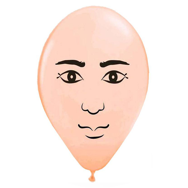 12" Μπαλόνι Ανδρικό Πρόσωπο