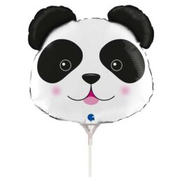 14'' Mini Shape Μπαλόνι Κεφάλι Αρκουδάκι Panda