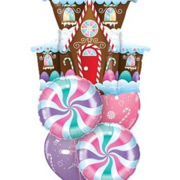 18" Μπαλόνι Candy Lollypop Pastel Swirl