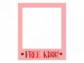 Κάδρο Photo Booth Free Kiss