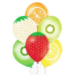 Σετ μπαλόνια Φρούτα (6 τεμ)