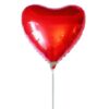 10" Mini Shape μπαλόνι Κόκκινη Καρδιά