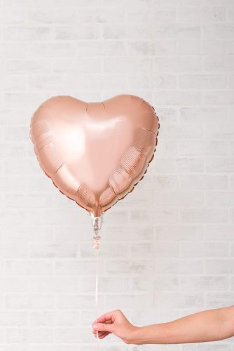 18" Μπαλόνι καρδιά Rosegold