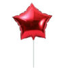 7" Mini Shape μπαλόνι κόκκινο αστέρι