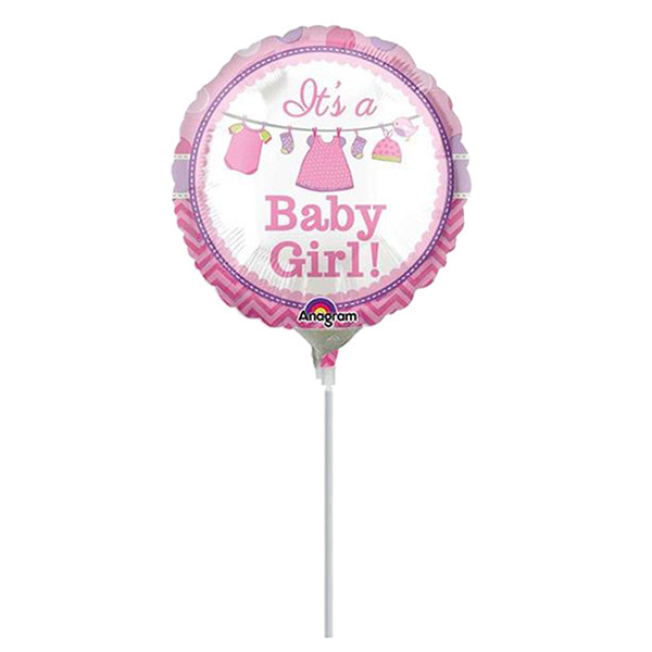 9'' Mini Shape μπαλόνι "It's a Baby Girl"