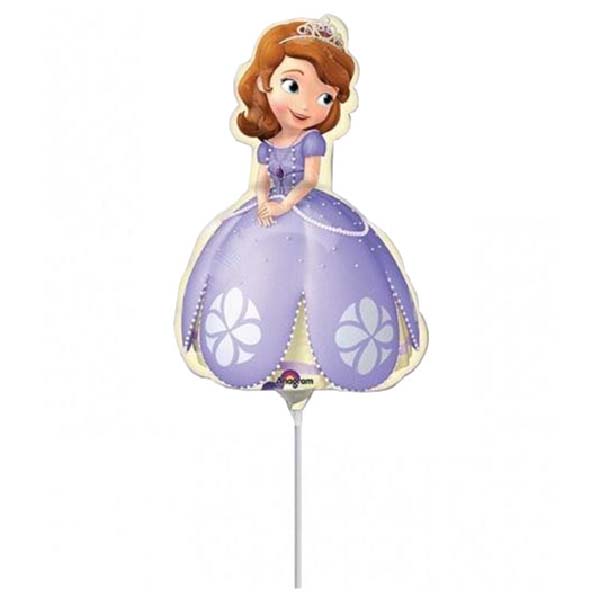 9'' Mini Shape μπαλόνι Πριγκίπισσα Σοφία