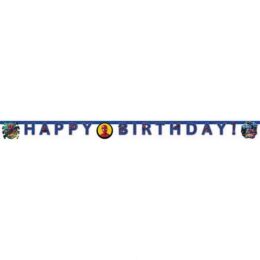 Banner "Happy Birthday" Spiderman
