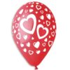 13'' Μπαλόνι τυπωμένο διπλές Καρδιές