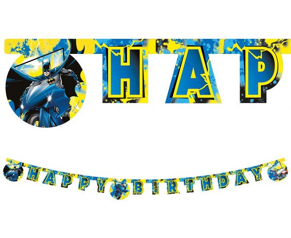 Banner "Happy Birthday" Batman
