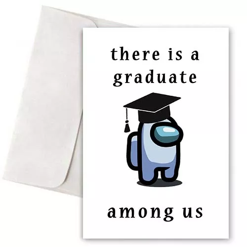 Κάρτα Αποφοίτησης "Among us"