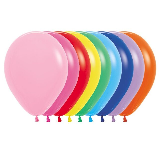 Διάφορα Χρώματα λάτεξ μπαλόνια