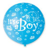 31" Γαλάζιο Μπαλόνι "It's a boy" ελεφαντάκι