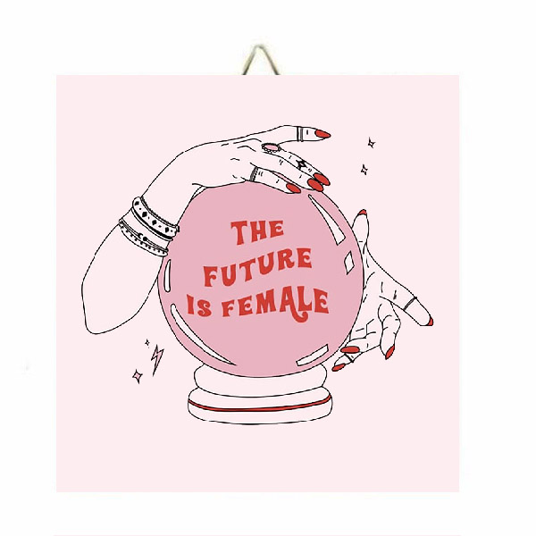 Καδράκι "The future is female"