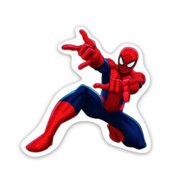 Ξύλινο διακοσμητικό Spiderman-Web Warrior