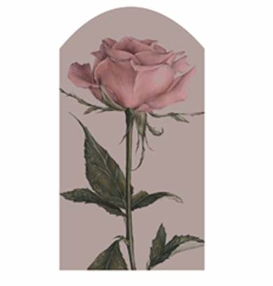 Ξύλινο διακοσμητικό Τριαντάφυλλο
