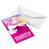 Προσκλήσεις πάρτυ Barbie Dreamtopia (8 τεμ)
