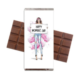 Σοκολάτα Χαρούμενη ημέρα της Γυναίκας