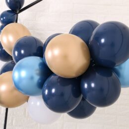 12 Navy Blue λάτεξ μπαλόνι