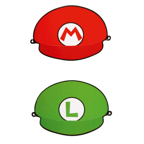 Καπέλα πάρτυ Super Mario (8 τεμ)