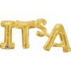 Μπαλόνι Χρυσή φράση "It's A"