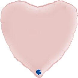 18" Μπαλόνι Καρδιά πάστελ Ροζ