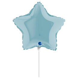 10″ Mini Shape μπαλόνι Αστέρι πάστελ Γαλάζιο
