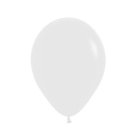 5" Άσπρο μπαλόνι λάτεξ