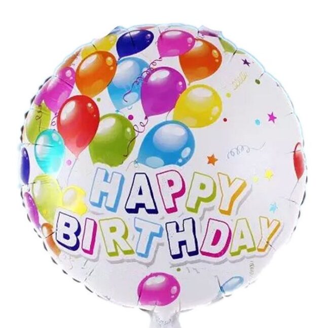 18" Μπαλόνι Happy Birthday balloons