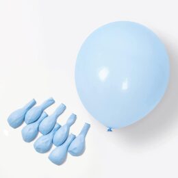 10" Macaron Γαλάζιο λάτεξ μπαλόνι