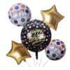 Σετ Μπαλόνια Happy Birthday (5 τεμ)