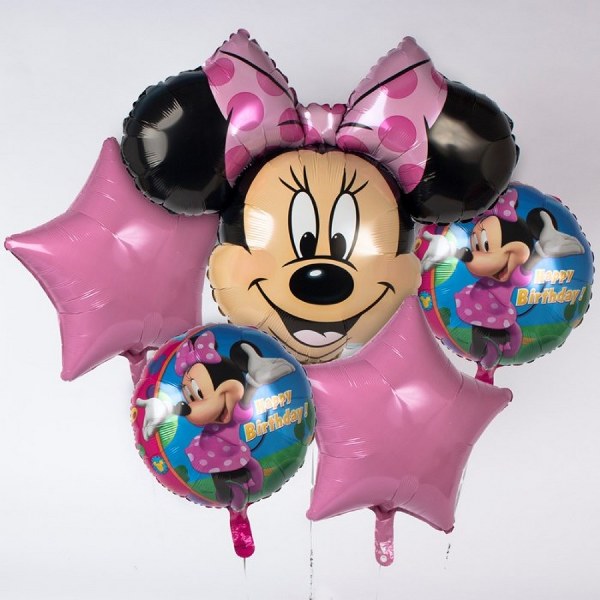 Σετ Μπαλόνια Minnie Mouse (5 τεμ)