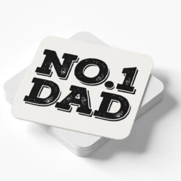 Ξύλινο Σουβέρ - No1 Dad