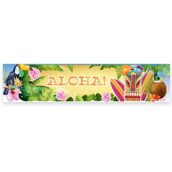 Banner Summer Party Aloha