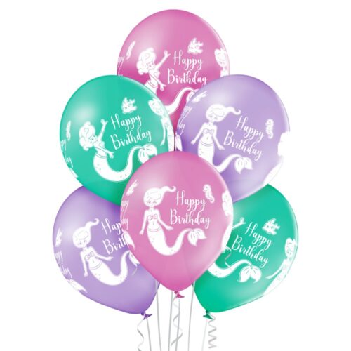 Σετ μπαλόνια Γενεθλίων Γοργόνα