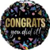 Μπαλόνι Αποφοίτησης Congrats You Did It