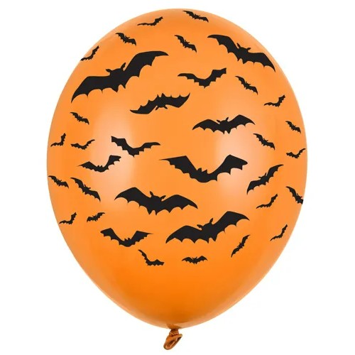 Σετ πορτοκαλί μπαλόνια με Νυχτερίδες