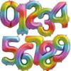 Μπαλόνια Αριθμοί Rainbow Smart 76 cm