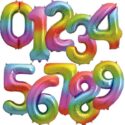 Μπαλόνια Αριθμοί Rainbow Smart 76 cm